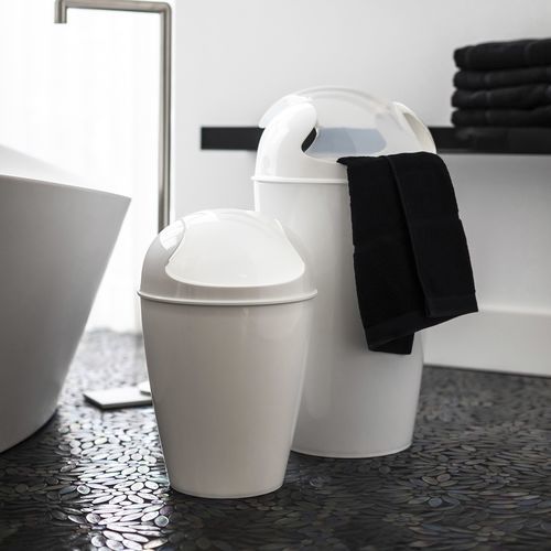 Portarifiuti in plastica riciclata - DEL - Koziol - da interno / per uso residenziale / singolo
