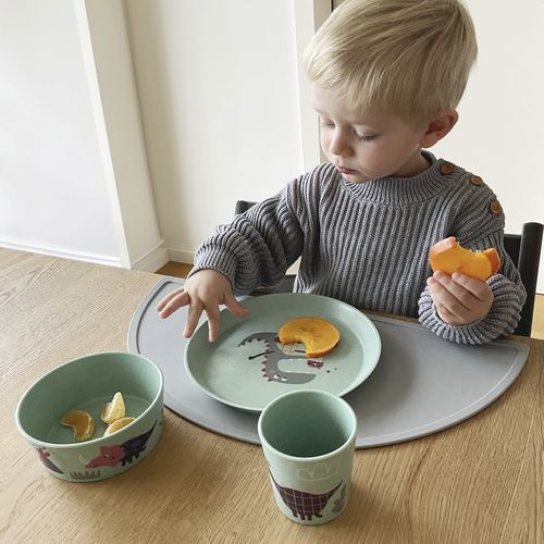 Servizio da tavola per bambini - CONNECT REX - Koziol - in termoplastica / per uso residenziale