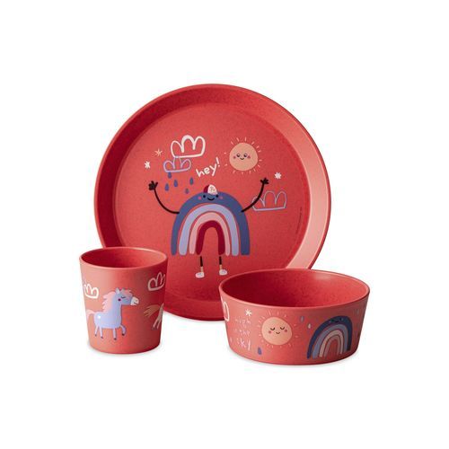 Servizio da tavola per bambini - CONNECT DREAMS - Koziol - in termoplastica / per uso residenziale