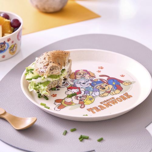 Piatto piatto - CONNECT PAW PATROL - Koziol - rotondo / in termoplastica / a motivi
