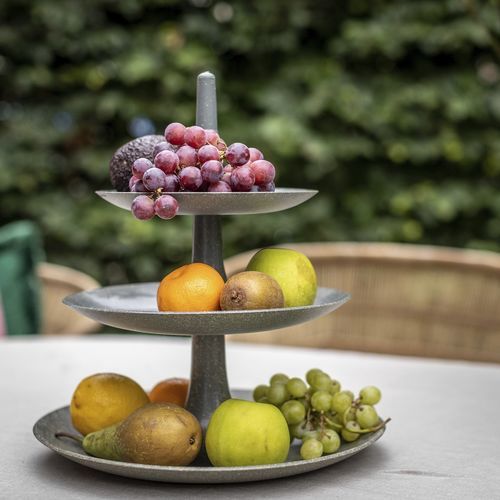 Espositore per prodotti alimentari - BABELL L - Koziol - da appoggio / in plastica riciclata / 2 ripiani