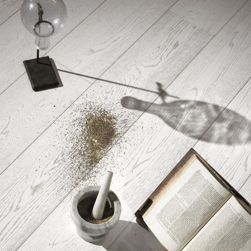 Parquet multistrato - BIANCO + BIANCO - ORIGINAL PARQUET - in rovere sbiancato / opaco / flottante