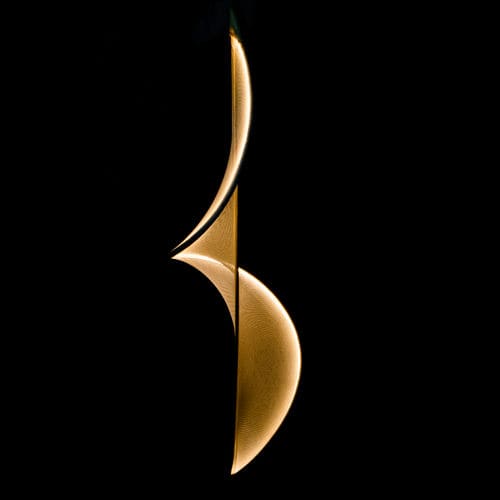 Lampada a sospensione - LLLL.08 - llll - in alluminio / in tessuto / design originale