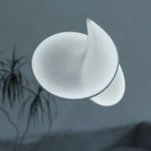 Lampada a sospensione - LLLL.01 - llll - in alluminio / in tessuto / design originale