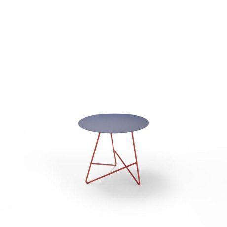 Tavolino basso contemporaneo - Ermione bicolor - MEME DESIGN - in vetro / in marmo / con supporto in acciaio
