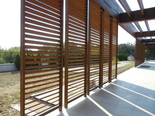 Frangisole in legno - NOVATHERMOWOOD SUNBLIND - novawood - per facciata