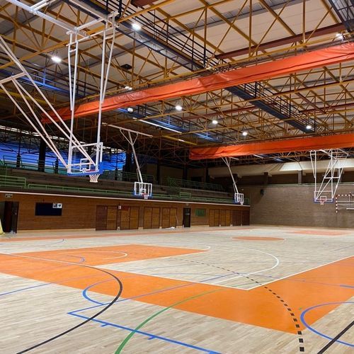 Cestello da basket da interno - Bari - LAUSIN Y VICENTE S.L. - pieghevole / per fissaggio al soffitto / in metallo