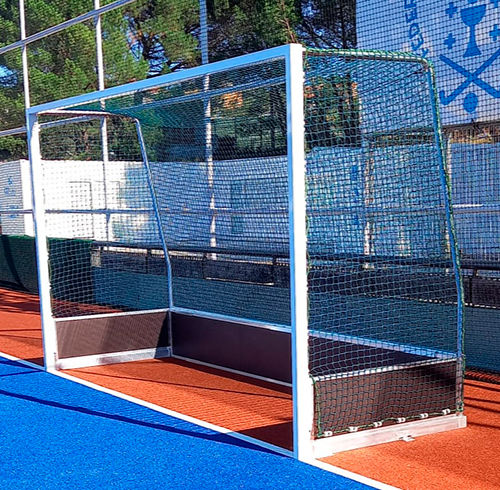 Porta da hockey in alluminio - D.07.02-0 - LAUSIN Y VICENTE S.L. - in acciaio galvanizzato / in legno / fissa