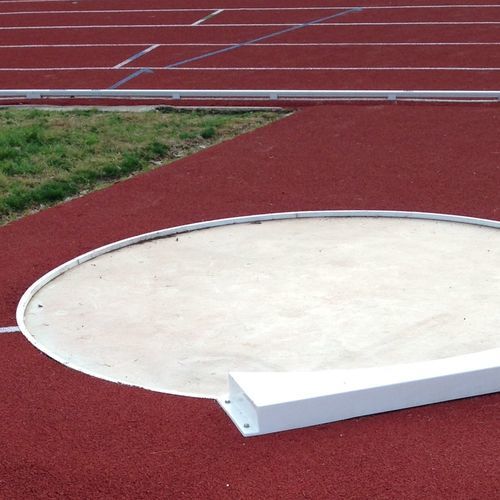 Pedana di lancio del peso da esterno - A.06.651 - LAUSIN Y VICENTE S.L. - certificata World Athletics