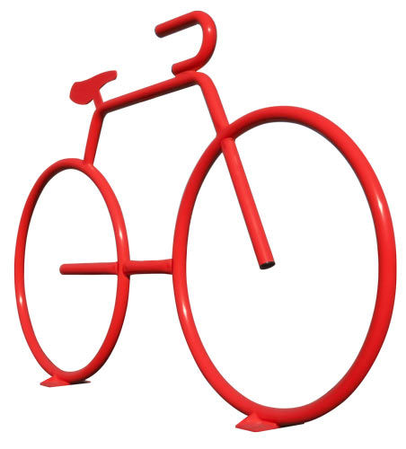 Rastrelliera per biciclette a pavimento - BIKE  - Dero - per spazi pubblici / in acciaio / in acciaio galvanizzato