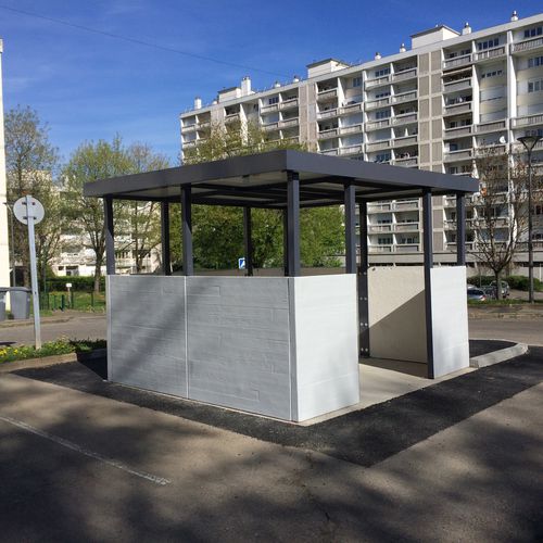 Copertura per contenitori per riciclaggio - Centu'Park - BIHR