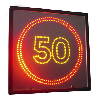 Pannello segnaletico stradale LED - TTS - solare