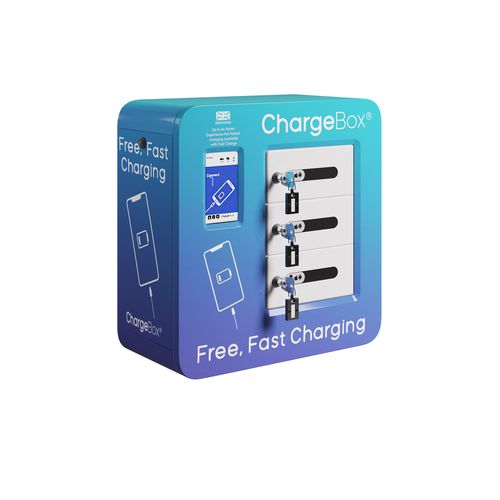 Stazione di ricarica per telefono cellulare - Fast3 - ChargeBox - USB / sicura