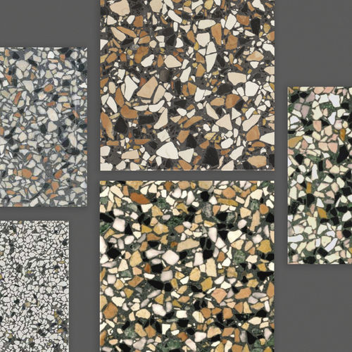 Piastrella in cemento - ROCKING AWESOME - New Terracotta - in terrazzo / in pietra naturale / levigata