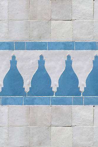Fregio in ceramica smaltata - New Terracotta - in laterizio / a pavimento / a muro
