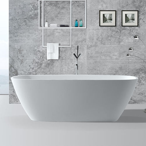 Vasca da bagno ovale - KKR-B037 - KKR KINGKONREE - da appoggio / per ambiente abitativo / in resina acrilica