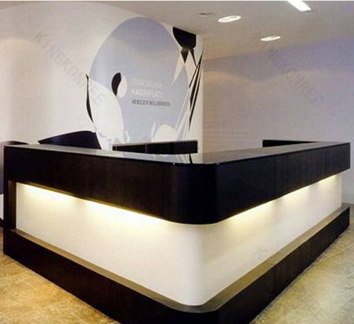 Banco reception d'angolo - CORIAN - KKR KINGKONREE - in acrilico / in Solid Surface