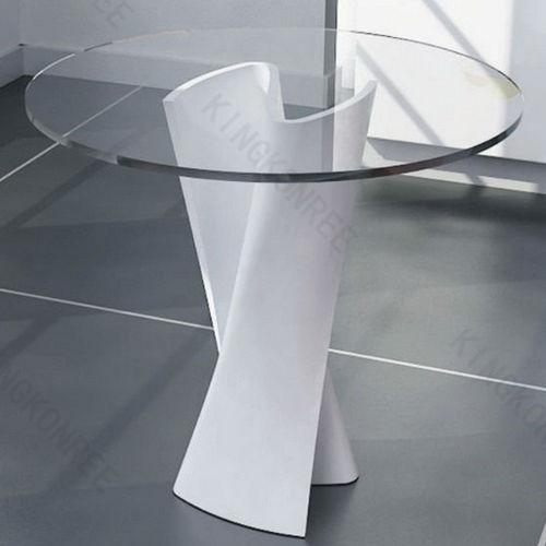 Tavolo contemporaneo - RC-50 - KKR KINGKONREE - in acrilico / in vetro / con base in Corian®