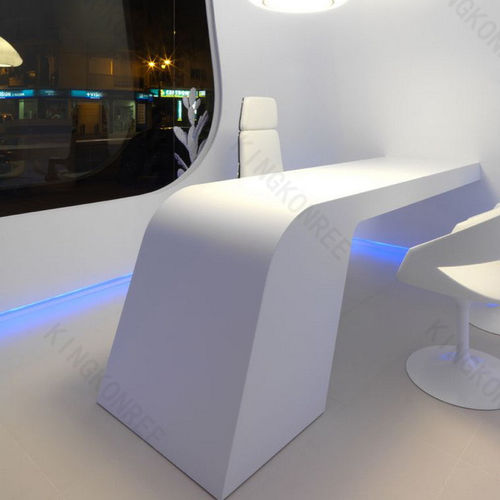 Bancone da bar - RC-51 - KKR KINGKONREE - in Solid Surface / dritto