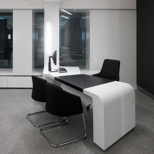 Tavolo contemporaneo - CORIAN  - KKR KINGKONREE - in acrilico / in Solid Surface / rettangolare