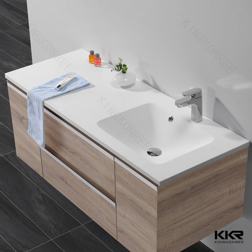 Mobile lavabo sospeso - KKR-1527 - KKR KINGKONREE - ghisa minerale / in acrilico / in Solid Surface