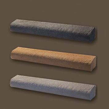 Lastra di paramento in calcestruzzo - CSI-18X - CRAFT STONE - per esterni / finitura naturale / marrone