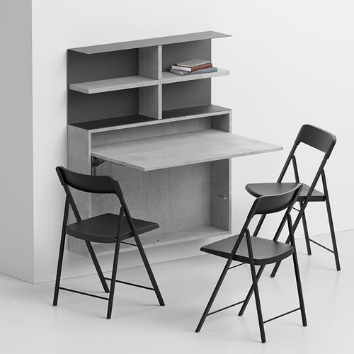 Scrivania da parete - BUREAU - pezzani home collection - da 2-4 persone / contemporanea / in laminato