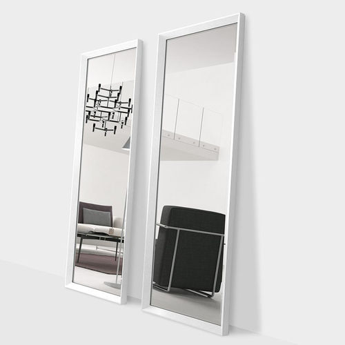 Specchio a muro - RIFLESSO - pezzani home collection - contemporaneo / rettangolare / in alluminio