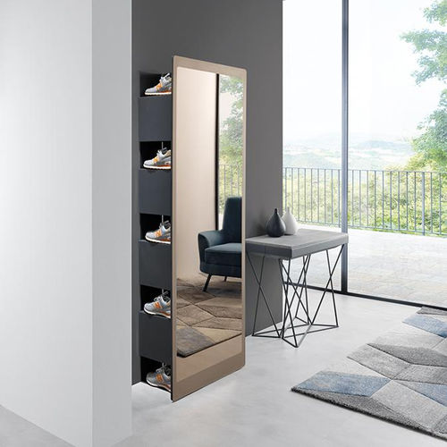 Specchio da terra - SLIDE - pezzani home collection - contemporaneo / rettangolare / in laminato