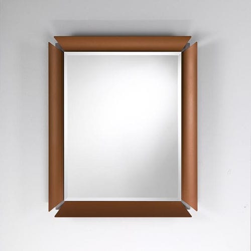 Specchio a muro - GLAM - pezzani home collection - contemporaneo / quadrato / in alluminio