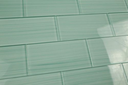 Piastrella in vetro - LAUDERDALE TEAL - BODESI - lucida / liscia / da cucina