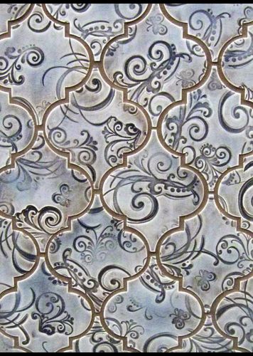 Piastrella in ceramica - TRELLIS - BonTon design Handmade Tile - a rilievo / levigata / da interno
