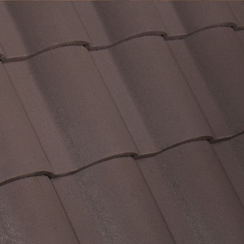 Tegola a incastro - SANIBEL : TOBACCO BLEND - Crown Roof Tiles - in calcestruzzo / grande