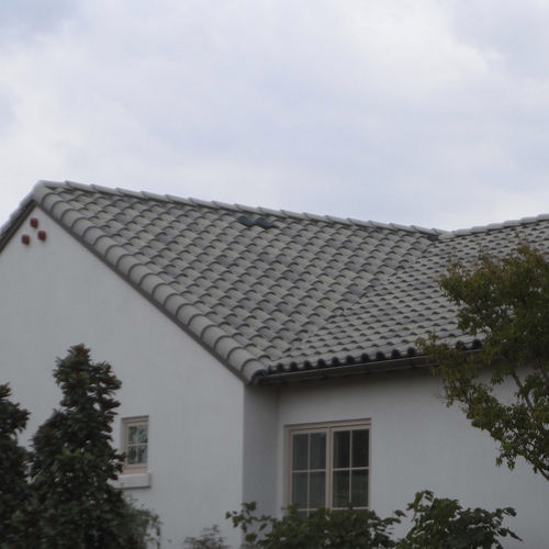 Tegola a incastro - MEDITERRANEAN : LEAD - Crown Roof Tiles - in calcestruzzo / grande / grigia