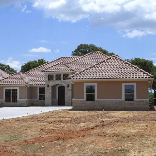 Tegola a incastro - MEDITERRANEAN : SPANISH ANTIQUE - Crown Roof Tiles - in calcestruzzo / rossa