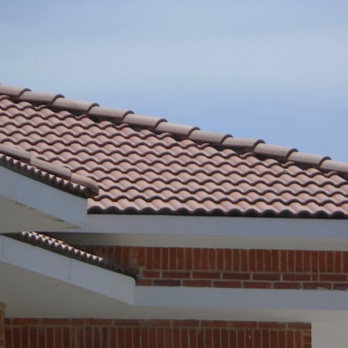Tegola a scorrimento - TUSCANY : HACIENDA - Crown Roof Tiles - in calcestruzzo / rossa