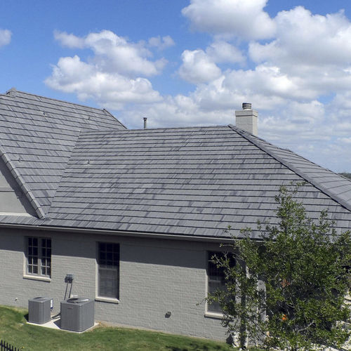 Tegola piana - WINDSOR : LEAD - Crown Roof Tiles - in calcestruzzo / grande