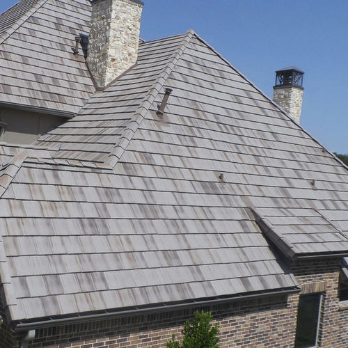 Tegola piana - WINDSOR : IRONWOOD - Crown Roof Tiles - in calcestruzzo / grande