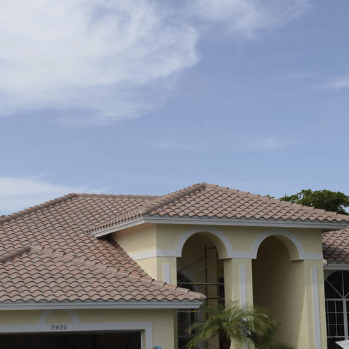 Tegola a incastro - SANIBEL : MADERA BLEND - Crown Roof Tiles - in calcestruzzo / grande / rossa