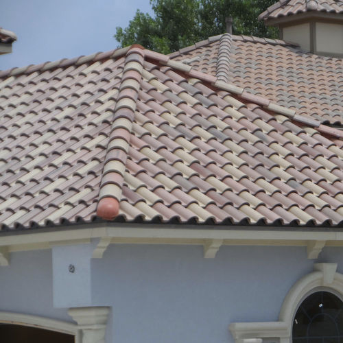 Tegola a incastro - MEDITERRANEAN : TUMBLEWEED - Crown Roof Tiles - in calcestruzzo / gialla