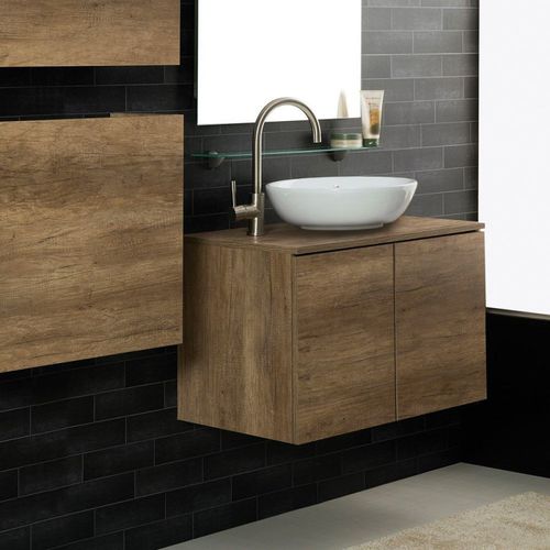 Mobile lavabo sospeso - UNIKA-SOSPESO-60 - LMC srl - in legno / contemporaneo