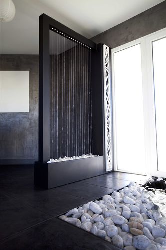 Muro d'acqua autoportante - STREAM-OF-WATER  - By Olivier Clavel