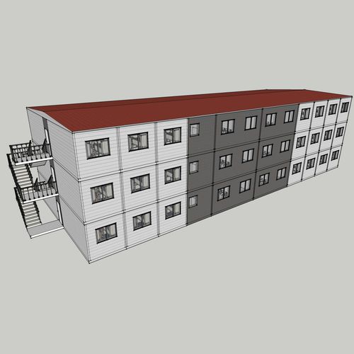 Edificio prefabbricato - VERSION A - Nordic Homes - in legno / in calcestruzzo / in acciaio