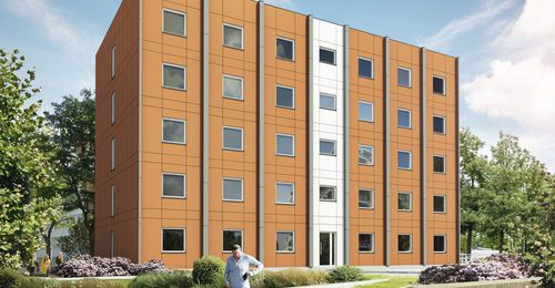 Edificio modulare - MULTI-STOREY APARTMENT - Nordic Homes - in legno / in calcestruzzo / in acciaio