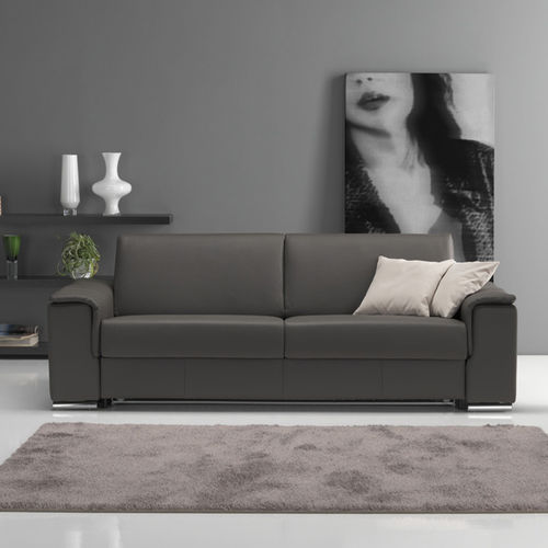 Divano letto - CECILIA - egoitaliano - contemporaneo / in tessuto / in pelle