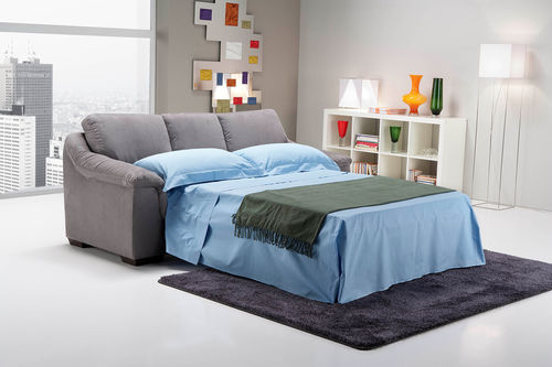 Divano letto - SIMONA - egoitaliano - contemporaneo / in tessuto / in pelle