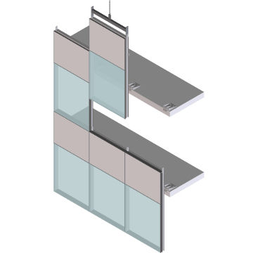 Facciata continua a cellule - EFP 65 SG - European Facade Products - in pannello di vetro isolante / in alluminio e vetro / ad alta resistenza