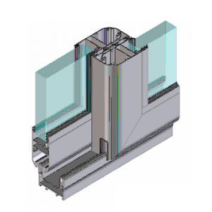 Profilato per porte in alluminio - EFP 55 SLIDING W&D - European Facade Products - acustico / di sicurezza