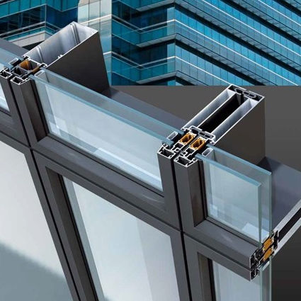 Facciata continua a cellule - ADEN METAL - in alluminio e vetro