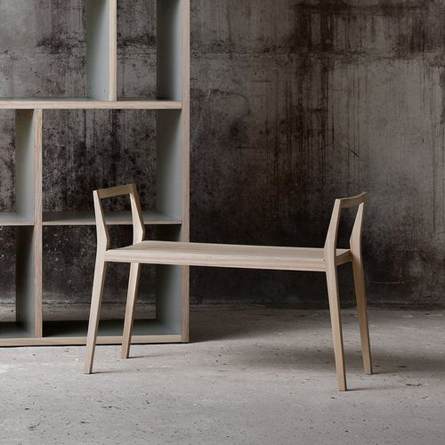 Panca contemporanea - DEER - MINT Furniture - in rovere / in frassino / in noce americano